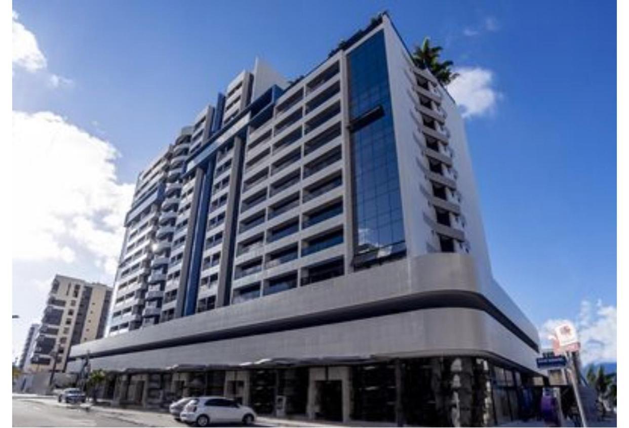 Luxo 1406 - Quarto E Sala Com Varanda Frente Mar Ponta Verde Maceió Kültér fotó