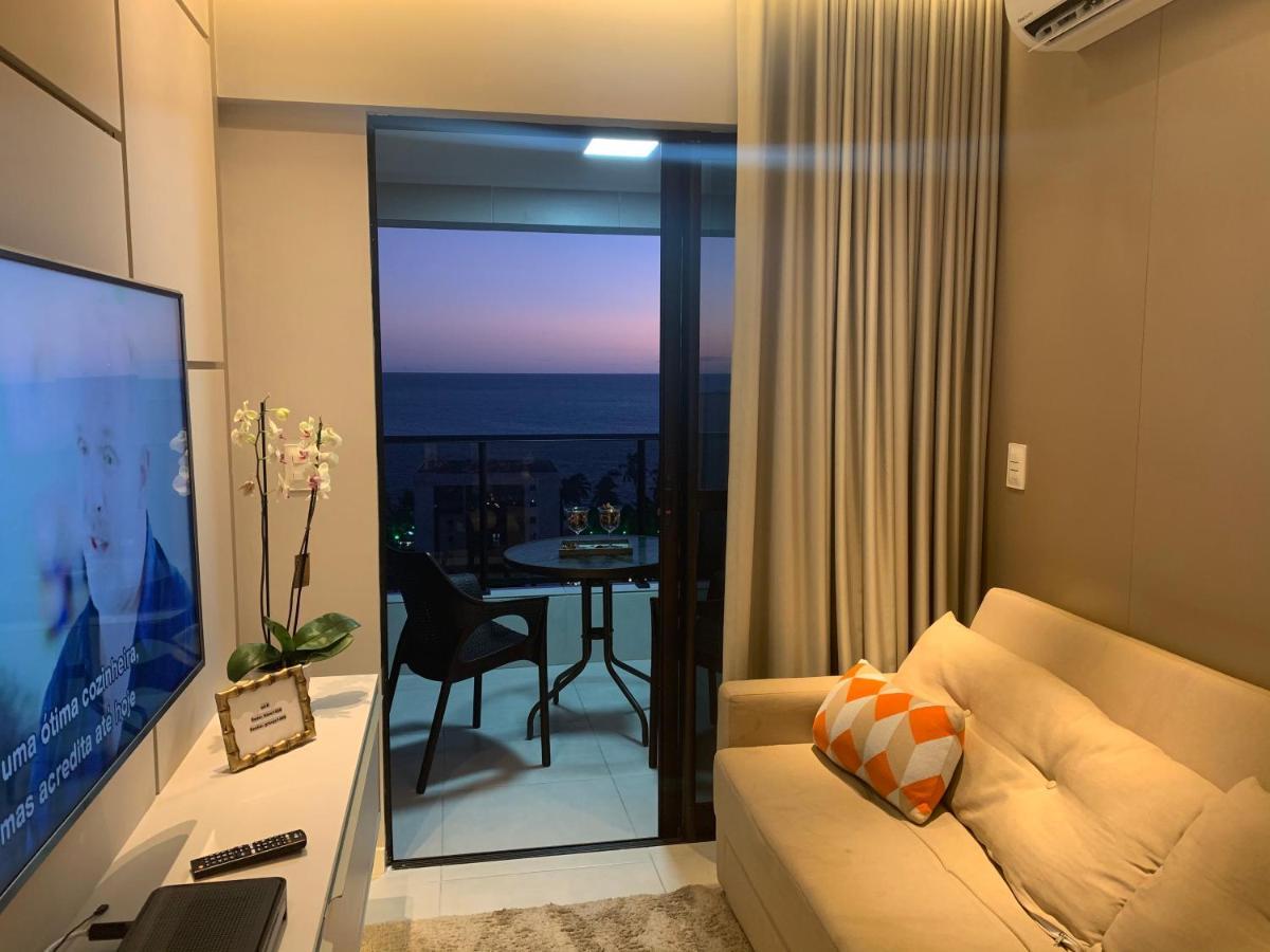 Luxo 1406 - Quarto E Sala Com Varanda Frente Mar Ponta Verde Maceió Kültér fotó