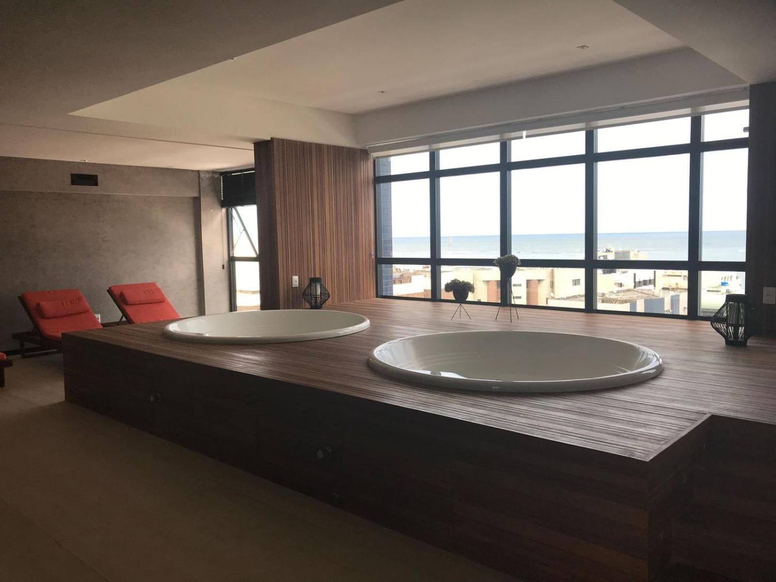 Luxo 1406 - Quarto E Sala Com Varanda Frente Mar Ponta Verde Maceió Kültér fotó